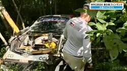世界ラリー選手権でトヨタの王者が横転クラッシュ 「本当についてなかった」ラスト約400mの“悲劇”…優勝目前で大波乱