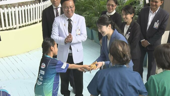 ラオ・フレンズ小児病院を訪問された愛子さま