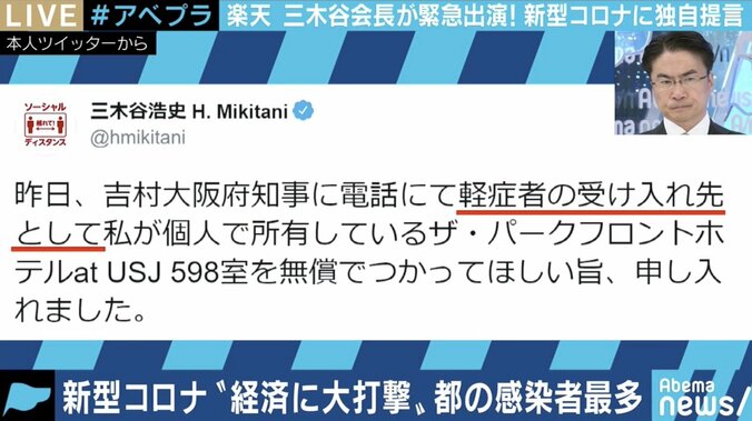 「日本は月に何百万台もの車を作れる国。PCR検査の拡大も可能だ」楽天・三木谷浩史会長が訴えた新型コロナウイルスとデジタル社会（1） 2枚目