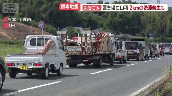 渋滞が発生