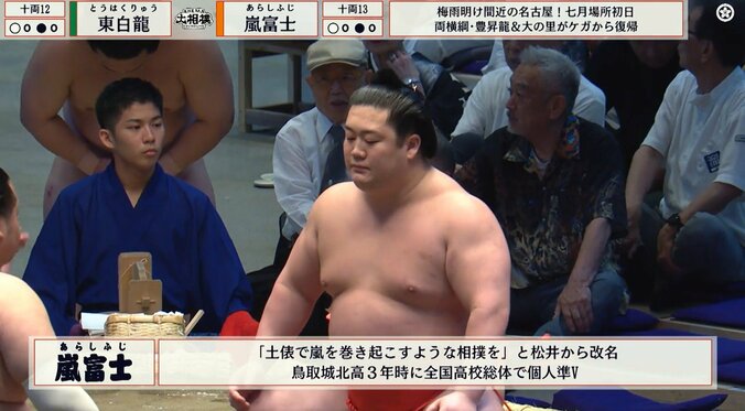 「まわしがド派手」新十両力士の“圧倒的”存在感に「色がすごい」ファン驚き 4枚目