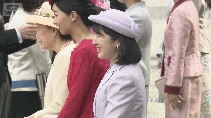 【春の園遊会】愛子さま 光に映える淡いラベンダーの装い　耳元にはパール輝く　引退表明の｢りくりゅう｣ペア、野沢雅子さんらと笑顔でご懇談【写真特集】 4枚目