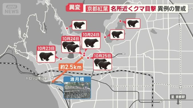 人気観光地のすぐ近くでも…