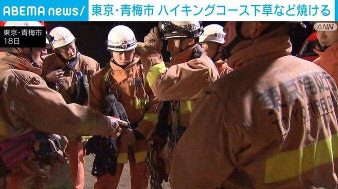 出動した消防隊員