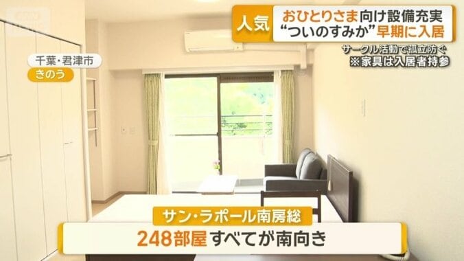 248部屋すべてが南向き