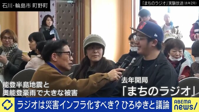「まちのラジオ」収録現場（実際の様子）