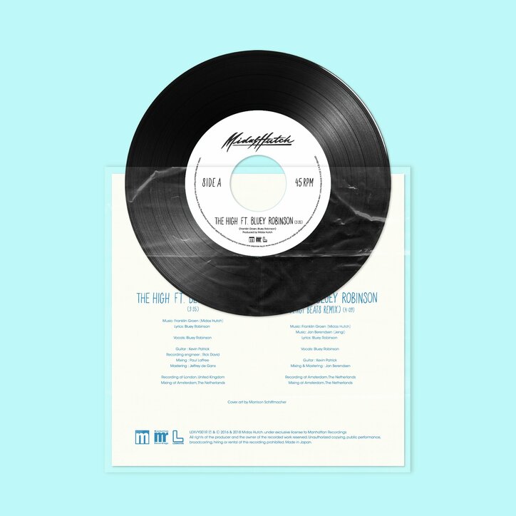 マイダス・ハッチ、本日11月3日(火)レコードの日に合わせ人気シングル 『Get Mine』と『The High』の限定7インチ・アナログを同時リリース!