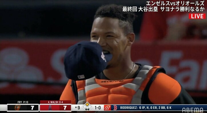 大谷翔平、味方の守備妨害で「盗塁無効→即、再盗塁」 直後にサヨナラのホームで「最後は足のショータイム！」実況も興奮