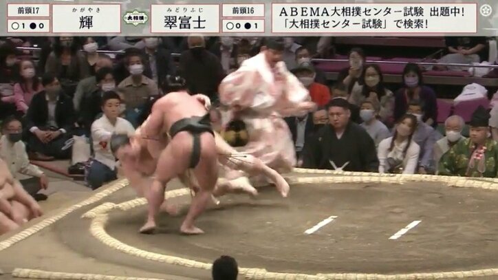 翠富士の必殺技が炸裂　豪快“肩透かし”に相撲ファン悶絶「キター」「かっこよすぎてシビれた」