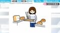 結構やってしまう…(笑)パン屋さんでやってしまいがちなトングを“カチカチ”に、“ブルブル”震えるパンたちのアニメ動画がSNSで話題!