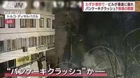 【倒壊の瞬間】数秒でビルが垂直に崩れ…パンケーキクラッシュか　トルコ大地震