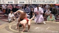奮闘する貴景勝