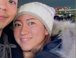 “女性版SASUKE王者”の30歳美女、彼氏との私服プライベートショットに驚きの声「全然KUNOICHIだってわかんない」