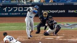 打った瞬間すでに歓声…大谷翔平の9号“高速弾”、凄まじい打球音に敵地驚き 「弾丸のような爆発音」球場どよめき止まず