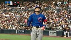 「こんなん打てるか」「ボールやん」 鈴木誠也、確信の見送り→三振判定にファン同情も本人は我慢、我慢の表情