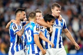 レアル・ソシエダがEL3連勝！　グループ首位をキープ…久保建英は今季初のフル出場