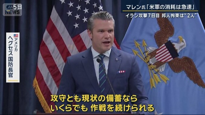 アメリカ　ヘグセス国防長官