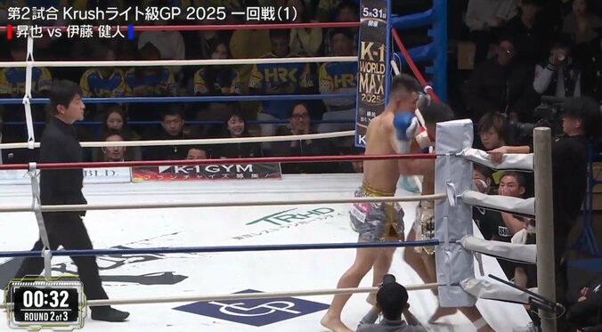 右のショートで勝負あり