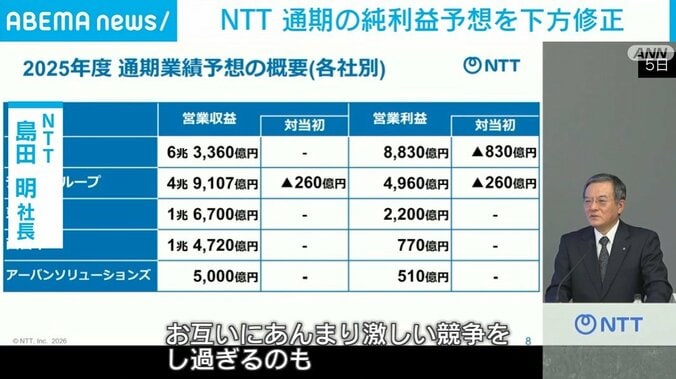 通期業績予想の概要