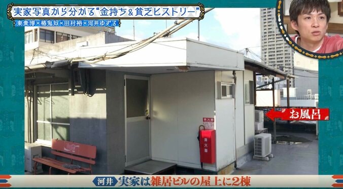 “貧乏芸人”河合ゆずる、屋上にあった衝撃の実家を公開 「絶対に触らないでと言われてた」驚きの特殊事情も告白 5枚目