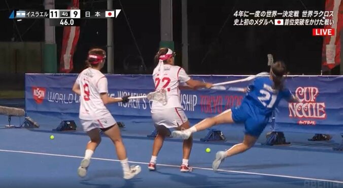 世界ラクロス女子、日本代表に残り46秒で微妙な判定「ファウルじゃないような」惜敗に涙…準々決勝で雪辱誓う 3枚目
