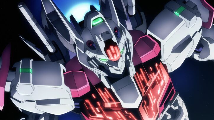 アニメ「機動戦士ガンダム 水星の魔女」プロローグ_ガンダム・ルブリス場面カット1