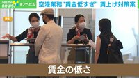 【映像】空港スタッフの人員減少、有識者会議は"賃金の低さ"に着目「やりがい搾取は一刻も早く改善を」