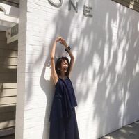 「ガッハッハガッハッハ」桐谷美玲の弾ける笑顔＆美スタイルに「癒される～」「手が長くて、細くて、綺麗」の声届く