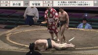 【映像】倒れた力士に一体何が…取組の様子