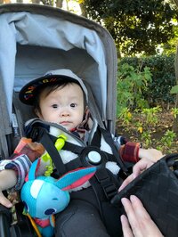 キンタロー。『遂に!ちびキン☆お外のベビーカーデビュー』