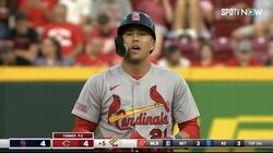 30試合ぶりベンチのヌートバー、代打で登場し同点タイムリーツーベース　4試合ぶりヒットにほっとした表情見せる