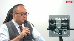 絶好調・坂本大志が卓内トップ トータル首位もがっちりキープ／麻雀・最高位戦A1リーグ