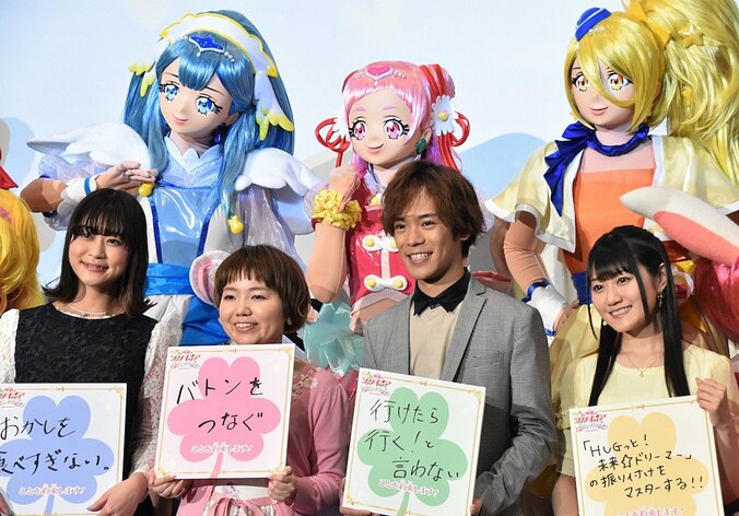 小野賢章「史上初の男の子プリキュアをやりたい」『映画プリキュアスーパースターズ！』初日舞台挨拶 7枚目