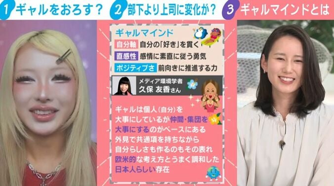 ギャル大臣さん、森川夕貴キャスター