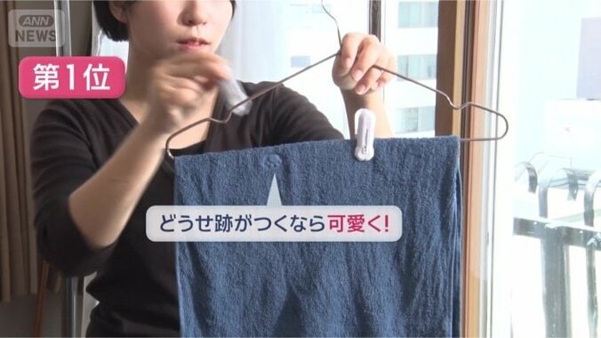 ネコの手の洗濯ばさみ