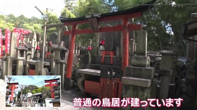 道路沿いには神社や寺がいくつも