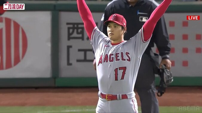 大谷翔平、開幕戦から好投 最速162.1キロで6回2安打無失点10奪三振 打者でも1安打放つもチームは逆転負けでいきなり「なおエ」展開 1枚目