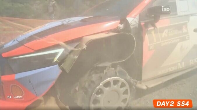 「貴方も見ただろ！」世界最速ラリーで王者がブチギレ 1日で2度…相次ぐ“不運なトラブル”に激しい口調で怒り 2枚目