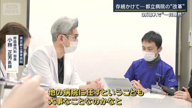 東京都立墨東病院　呼吸器内科部長　小林正芳医師