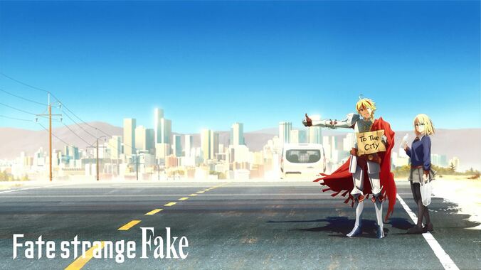 アニメ『Fate/strange Fake』ティザービジュアル[US ver.]