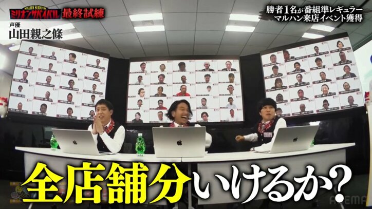 騒然となるスタジオ