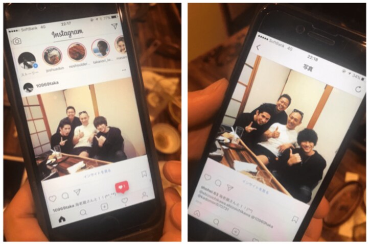 市川海老蔵、三浦翔平とワンオクTakaに遭遇　豪華集合写真に驚きの声