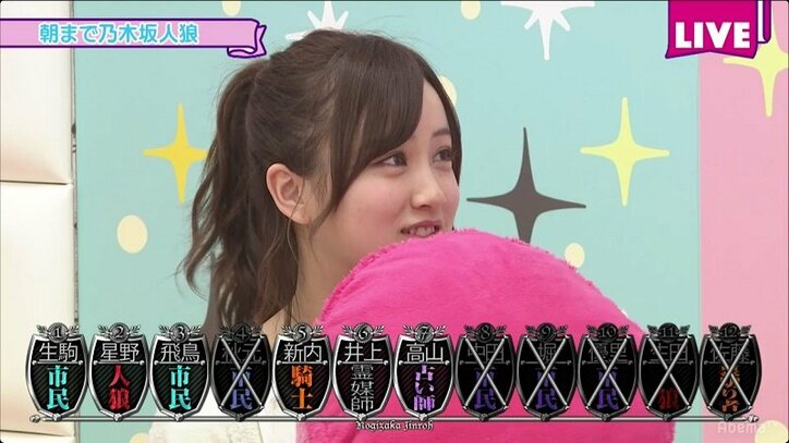 星野みなみ、涙！高山一実の名推理にネット上が称賛の嵐　「人狼ゲーム」白熱の展開に