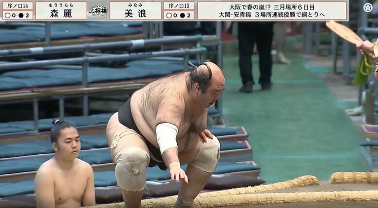 38場所連続負け越しのベテラン力士、“超スロー寄り倒し”で初日「バイソンの突進」ファン歓喜も心配の声「跛引いてるな」「痛めたか」