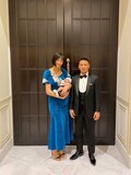 K-1・卜部弘嵩選手、妻・高橋ユウ&息子と義兄の結婚式に参列「病院に許可をもらい久しぶりの外の世界」