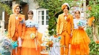 てつや＆峯岸 結婚写真をモノマネ芸人が完全再現