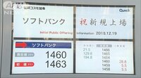 経済ニュース - ソフトバンク上場も売り出し価格下回る　背景は？ | 動画視聴は【Abemaビデオ(AbemaTV)】