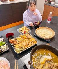 みきママ『時間がない時こそ天ぷらうどんです！！』