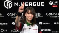 【動画】伊達朱里紗、快勝に笑顔のインタビュー