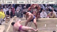 【映像】大技“送り吊り落とし”に館内が沸く瞬間
